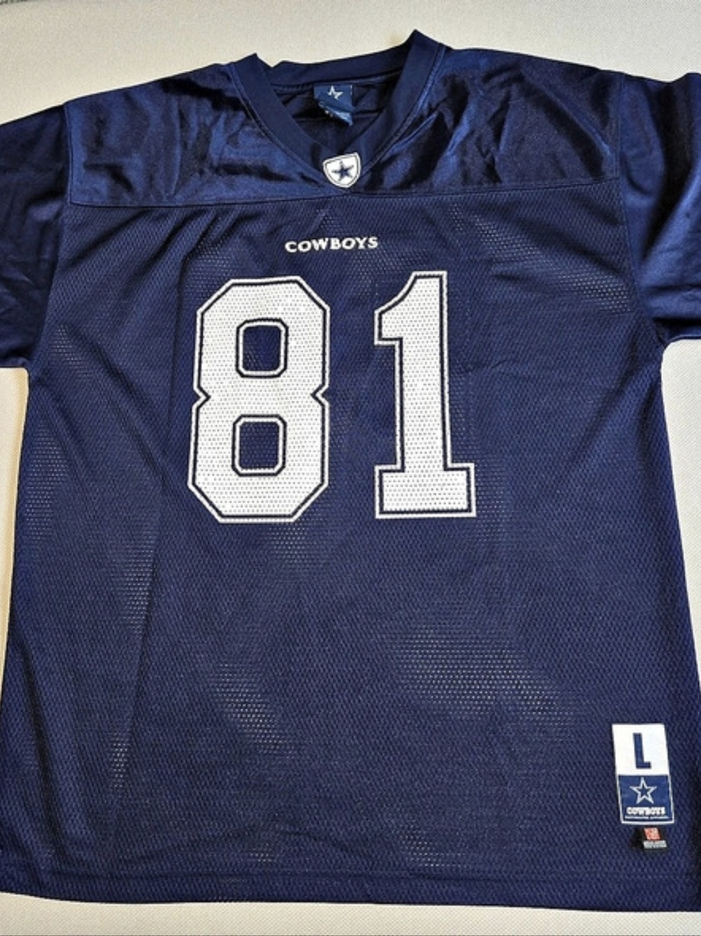 Terrell Owens #81 Dallas Cowboys Authentic Apparel Large Jersey NFL Football